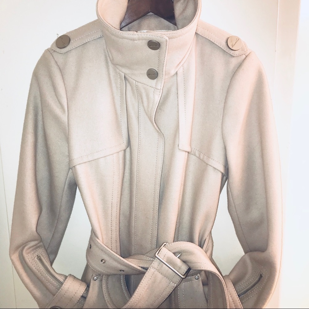 Kenneth Cole Wool Trench Coat